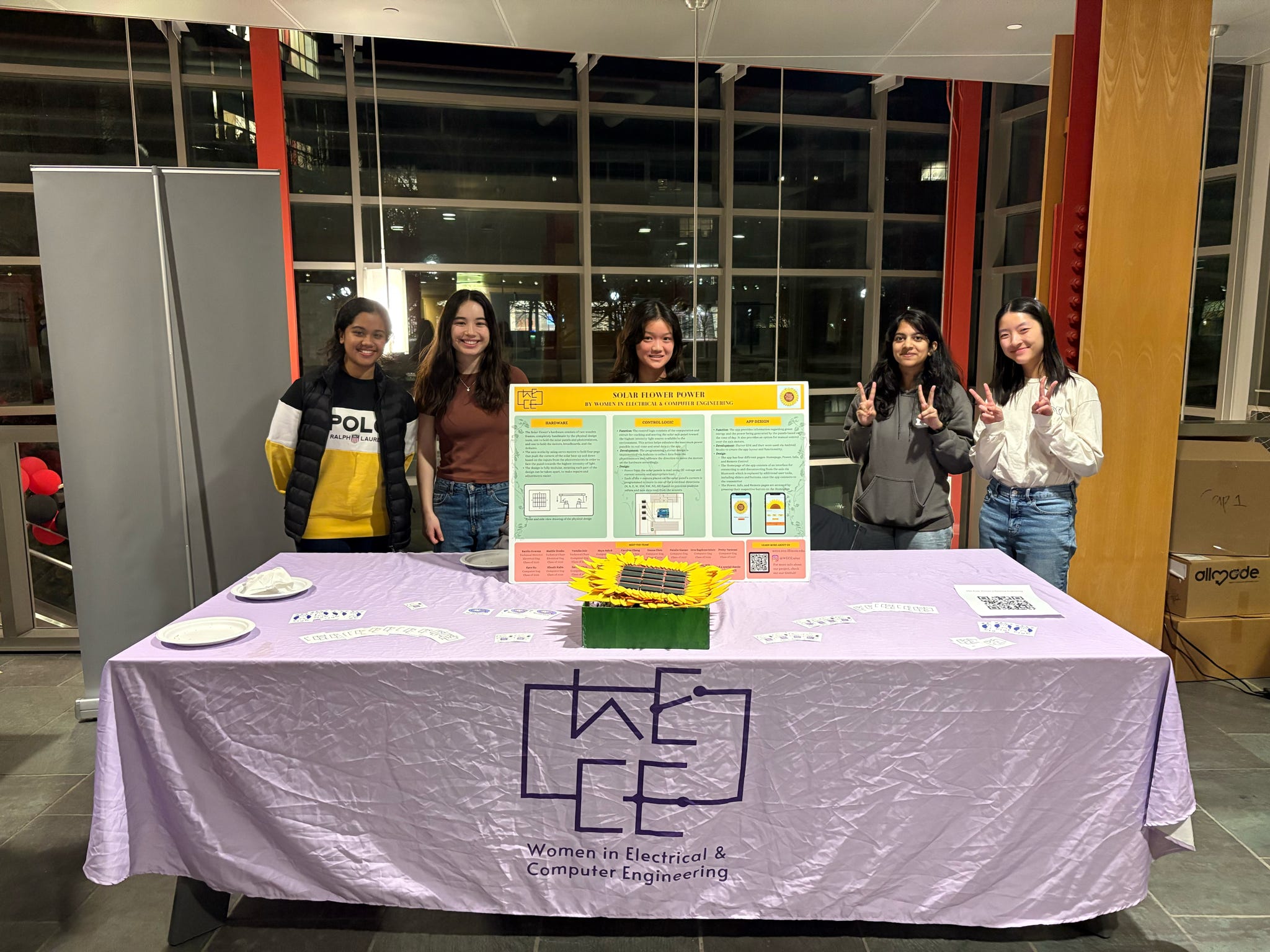 Group photo at the ice cream social
